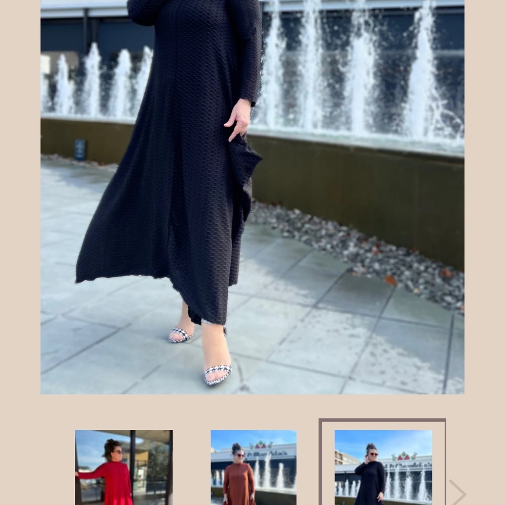 Black Asymmetrical A-Line Maxi Dress